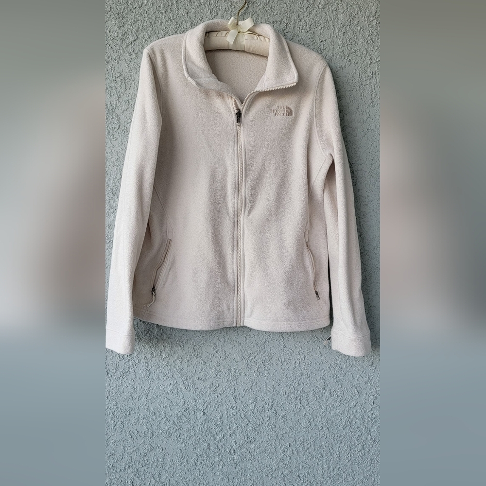 The North Face Off-white Fleece Jacket